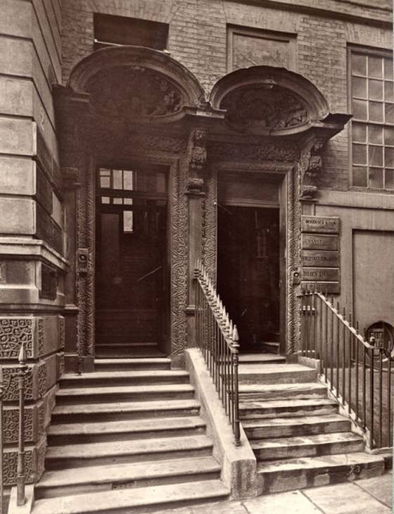 Fotografia Londres victoriano 1883 - Instituto Bishopsgate